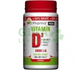 Vitamín D3 Mega 2000 I.U. tbl.180+90 Bio-Pharma