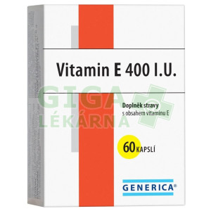 Obrázek Vitamin E 400 I.U. Generica 60 kapslí
