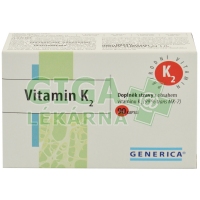 Vitamin K2 90 kapslí Generica