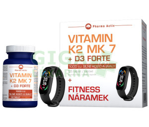 Vitamín K2 MK 7 + D3 Forte tbl.125 + Fitness nár.