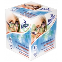 Vlhčené ubrousky Linteo na čištění brýlí 50ks