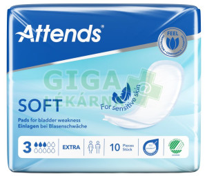 Vložky absorpční Attends Soft 3 Extra 30ks
