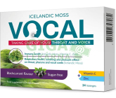 Vocal Pastilky bez cukru s příchutí Černý ryb.24ks