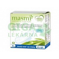 Vložky MASMI ULTRA NIGHT z organické bavlny 10ks