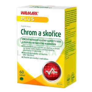 Walmark Chrom a skořice 60 tablet