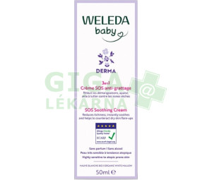 WELEDA baby DERMA Zklidňující SOS krém 3v1 50ml
