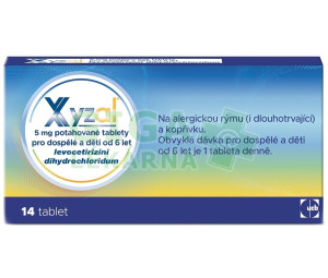 Xyzal por.tbl.flm.14x5mg