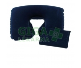 Záhlavník cestovní nafukovací semiš 1ks