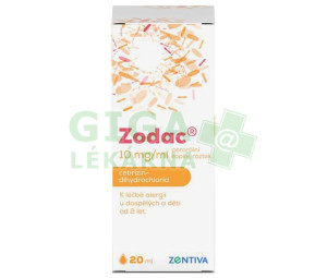 Zodac gtt.10mg/ml por.gtt.sol.1x20ml II
