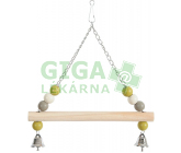 Zolux Houpačka pro ptáky dřevo kov 26cm