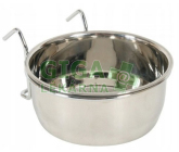 Zolux Miska nerez pro ptáky háček 0,56l