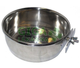 Zolux Miska nerez pro ptáky šroubek 0,26l