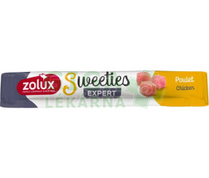 Zolux SWEETIES kuřecí krém.tyčinka kočka 14g