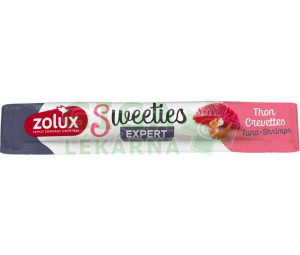 Zolux SWEETIES tuňák+krev.krém.tyč. kočka 14g