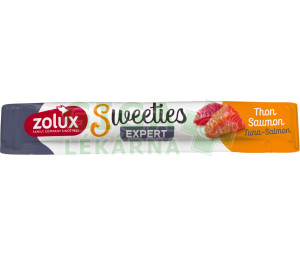 Zolux SWEETIES tuňák+losos krém.tyč.kočka14g