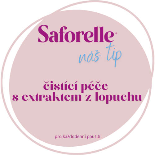 Čistící péče s extraktem lopuchu